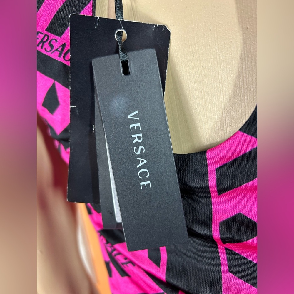 VERSACE
Monogram Ruched Mini Dress - Picture 8 of 9